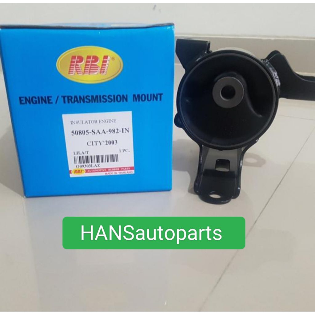 engine mounting dudukan pangkon pondasi mesin jazz lama GD3 new city 2003-on kiri matic merk rbi Tha