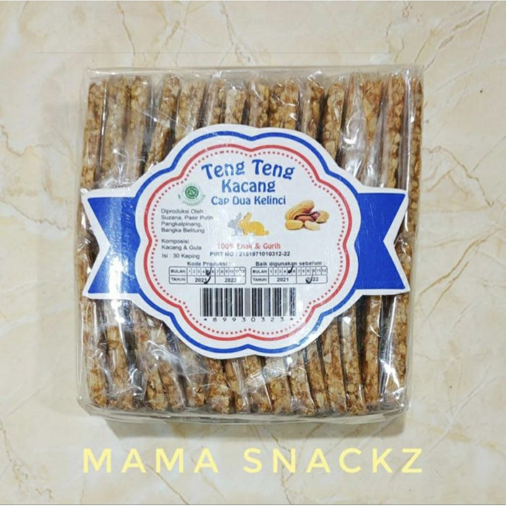 

Teng Teng Kacang Isi 30 pcs Asli Bangka