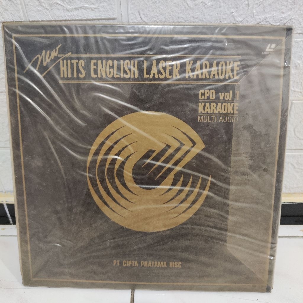 Laserdisc / LD Karaoke New Hits English Karaoke - Kompilasi Lagu Barat Populer Vintage