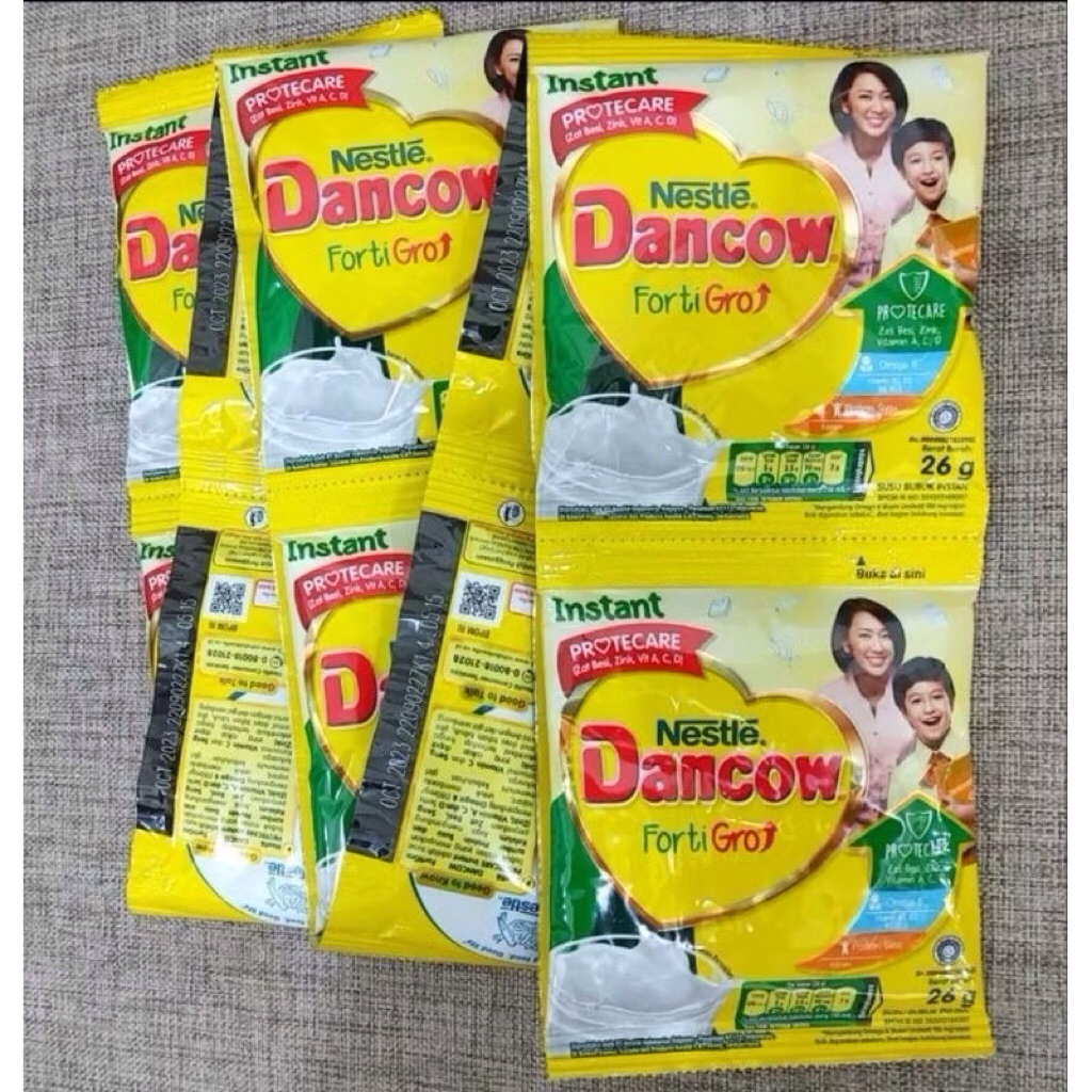 

Susu Dancow instan putih & coklat sachet 26gr renteng