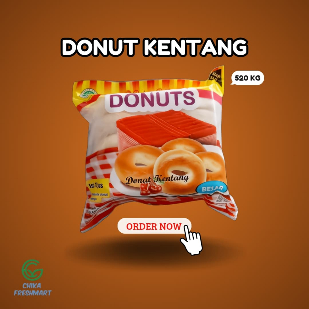 

PELANGI DONUTS KENTANG 520 GR