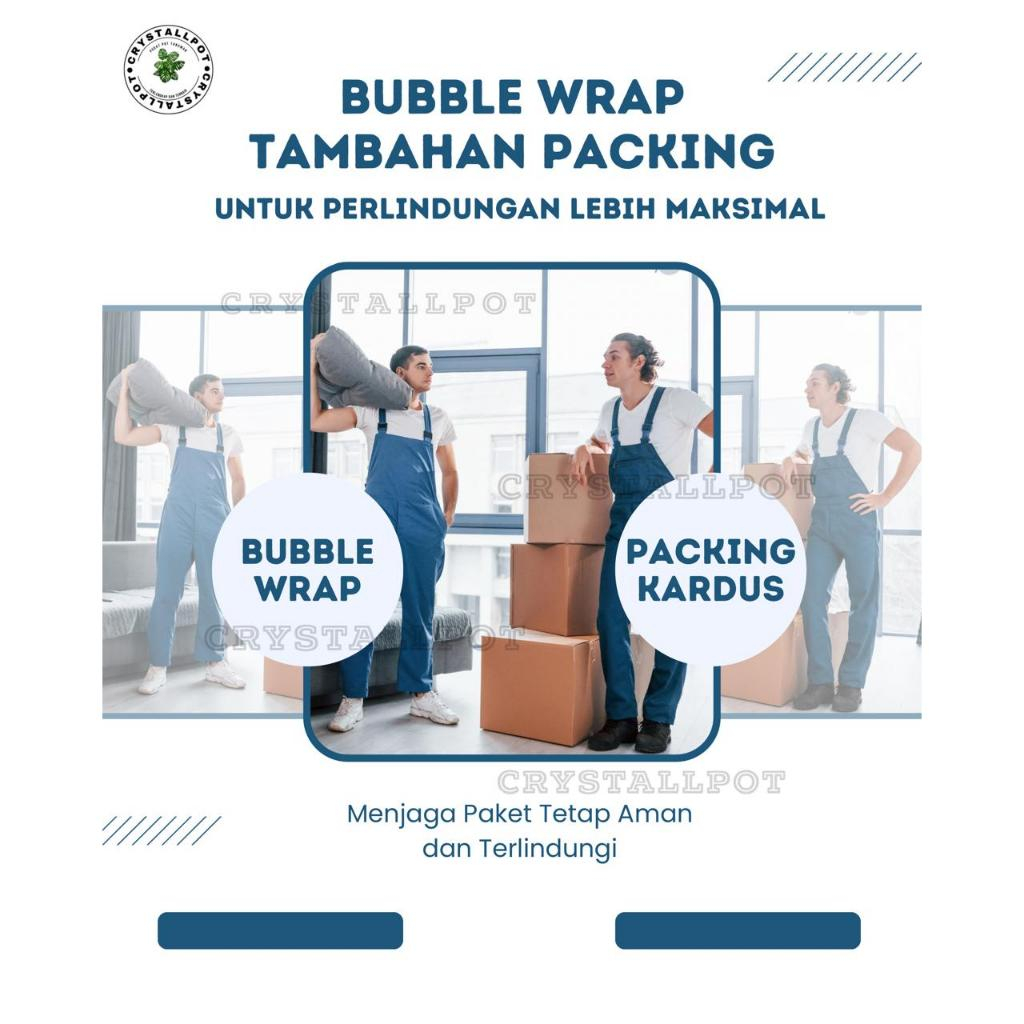 

Extra Packing Tambahan Bubble Wrap Atau Kardus Untuk Paket Lebih Aman - EXTRA PACKING