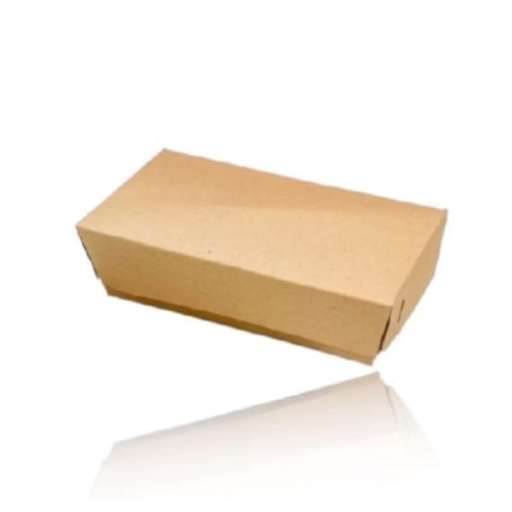 

Brown Paper Craft Lunch Box Size M dan L Lembaran / Lipatan -Lunch Box Coklat Craft ukuran panjang x lebar x tinggi) Atas : 18 x 11 x 3,5 cm