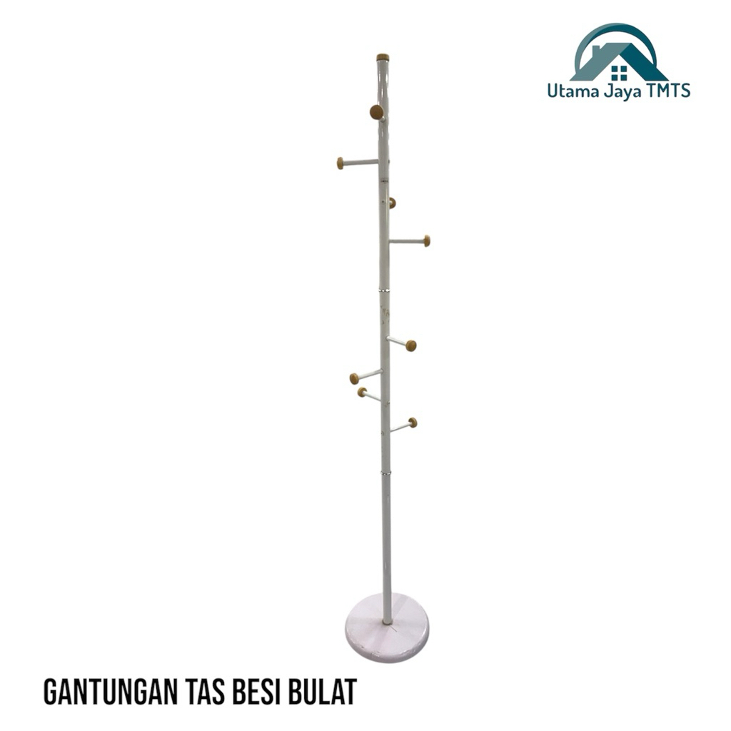 Gantungan tas besi bulat// gantungan tas besi oval // gantungan baju