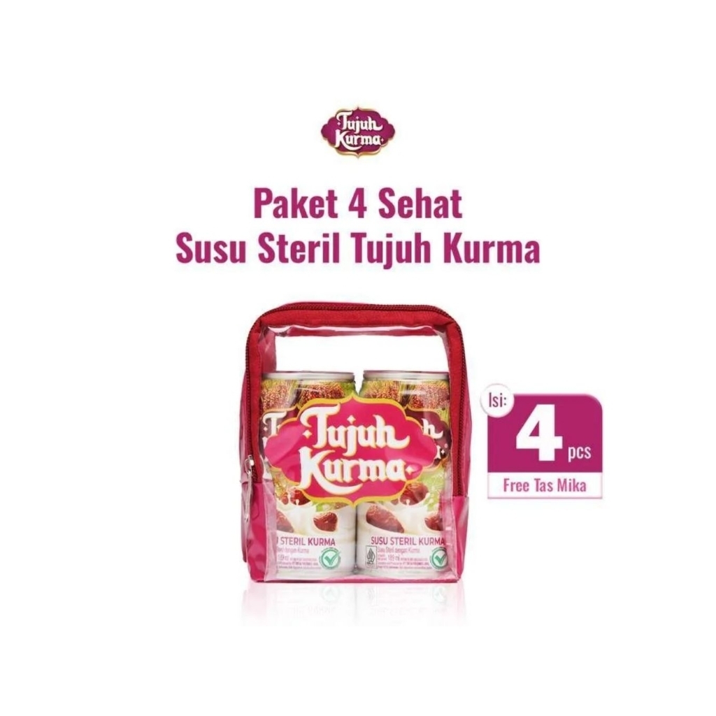 

PAKET 4 SEHAT SUSU STERIL TUJUH KURMA