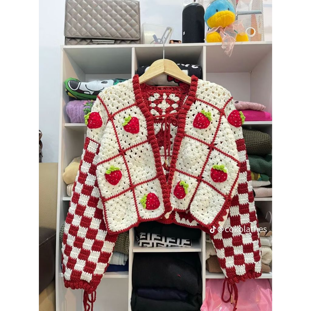 Cardigan custom milk cotton