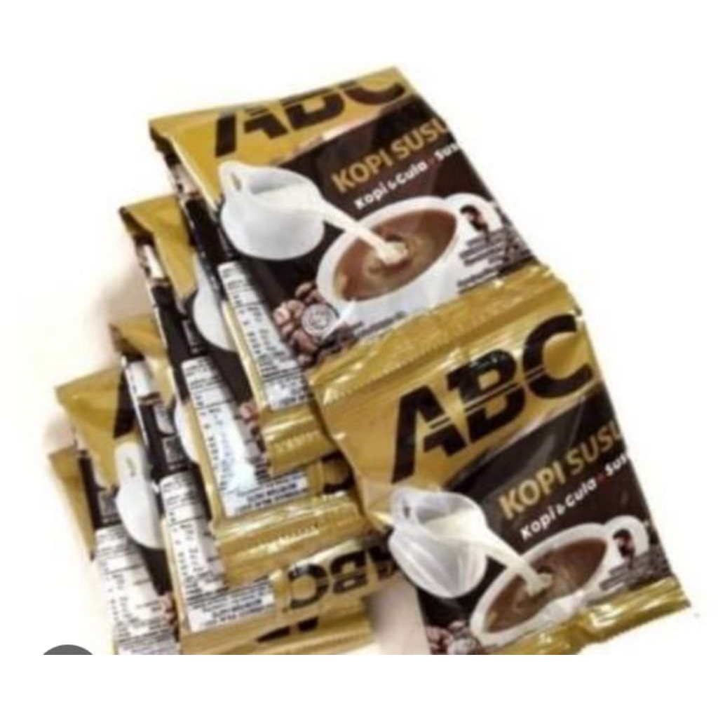 

Kopi ABC susu kemasan sachet, 2sachet isi 20pcs