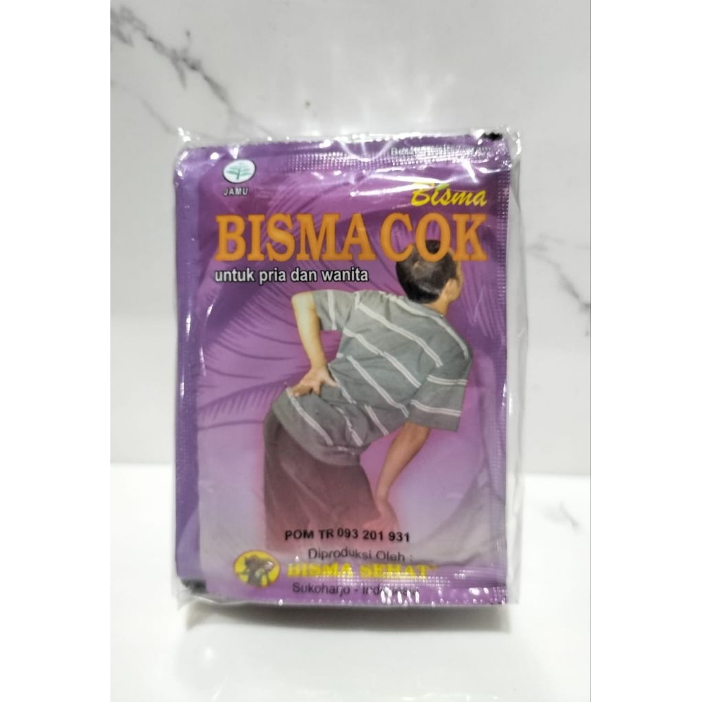 

Jamu Bismacok - Bisma Sehat / Jamu Encok kemasan pack isi 10 sachet