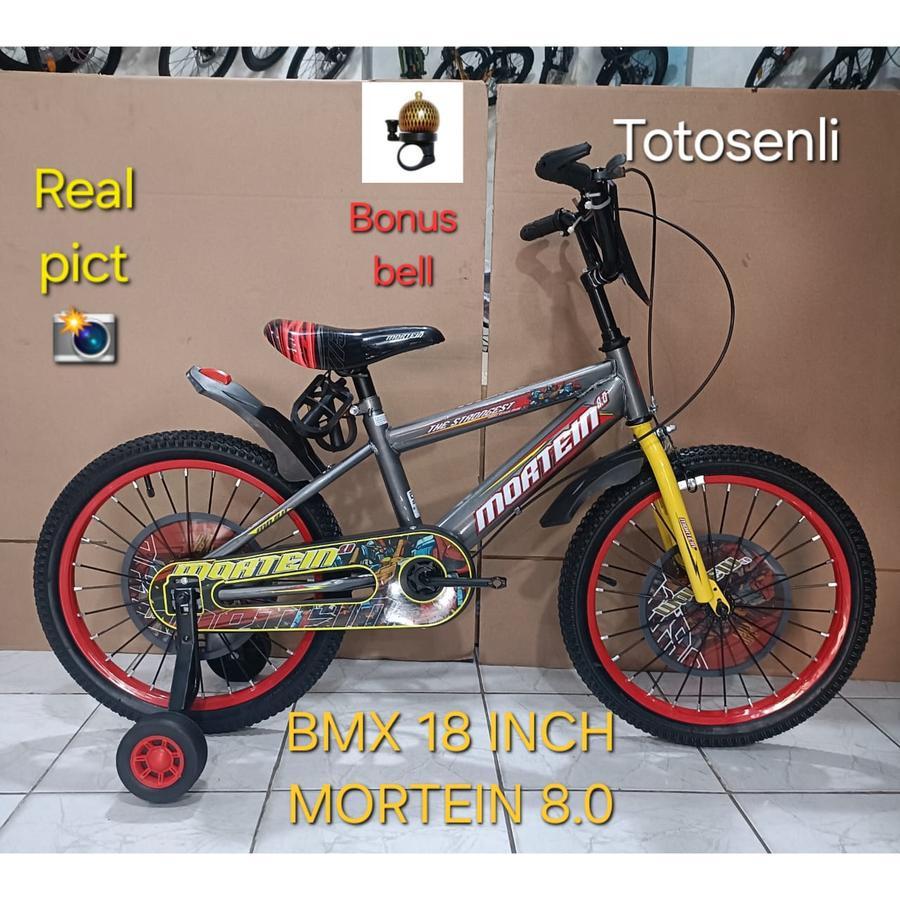 sepeda anak laki laki bmx 18 inch mortein 8.0 // sepeda anak bmx18 inch mortein 161 // sepeda anak b