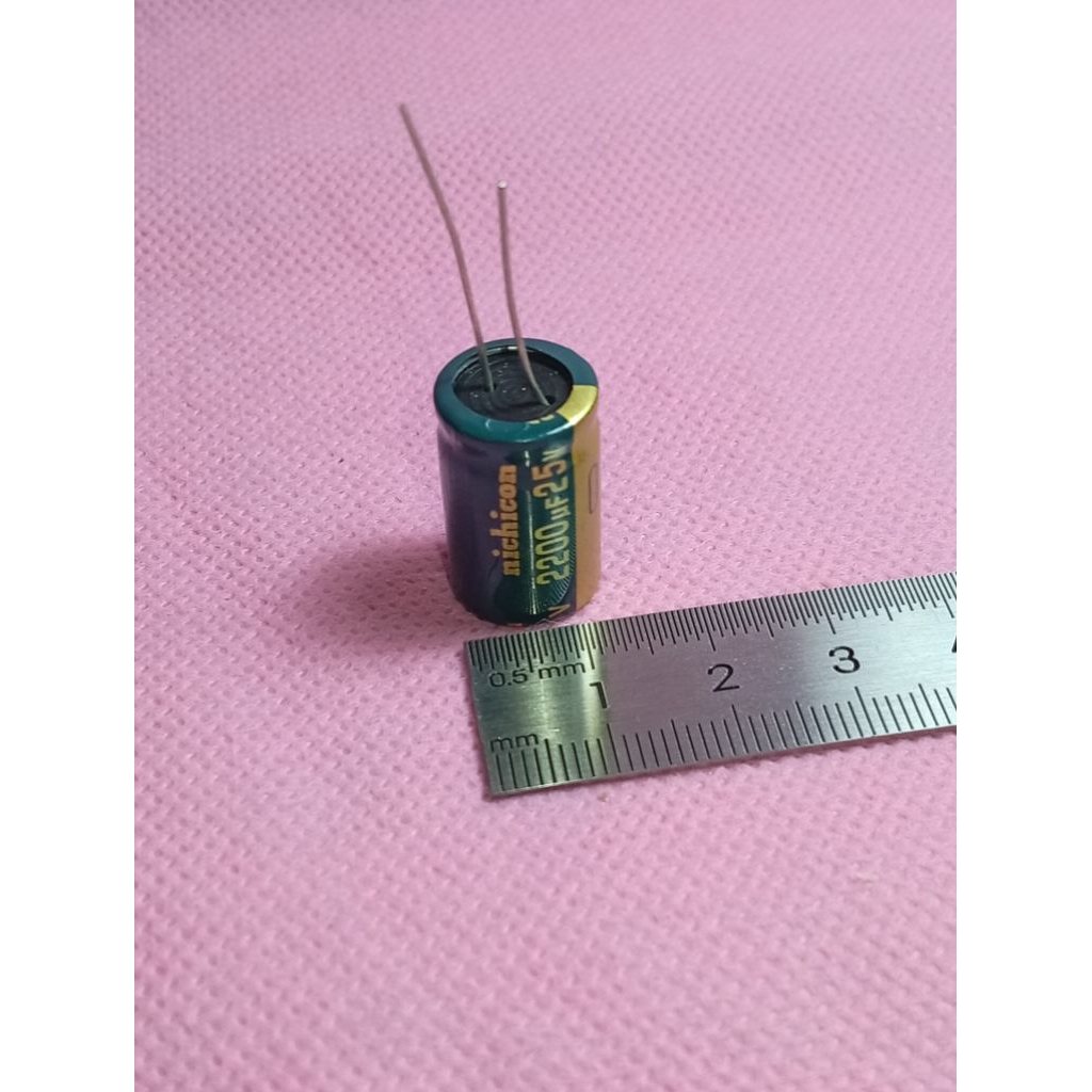 2pcs Elko 2200uf 25v Nichicon