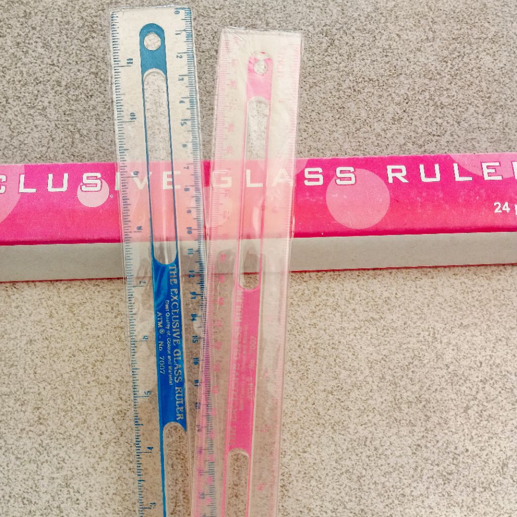 

Penggaris Plastik 30cm | ATM Exclusive glass ruler