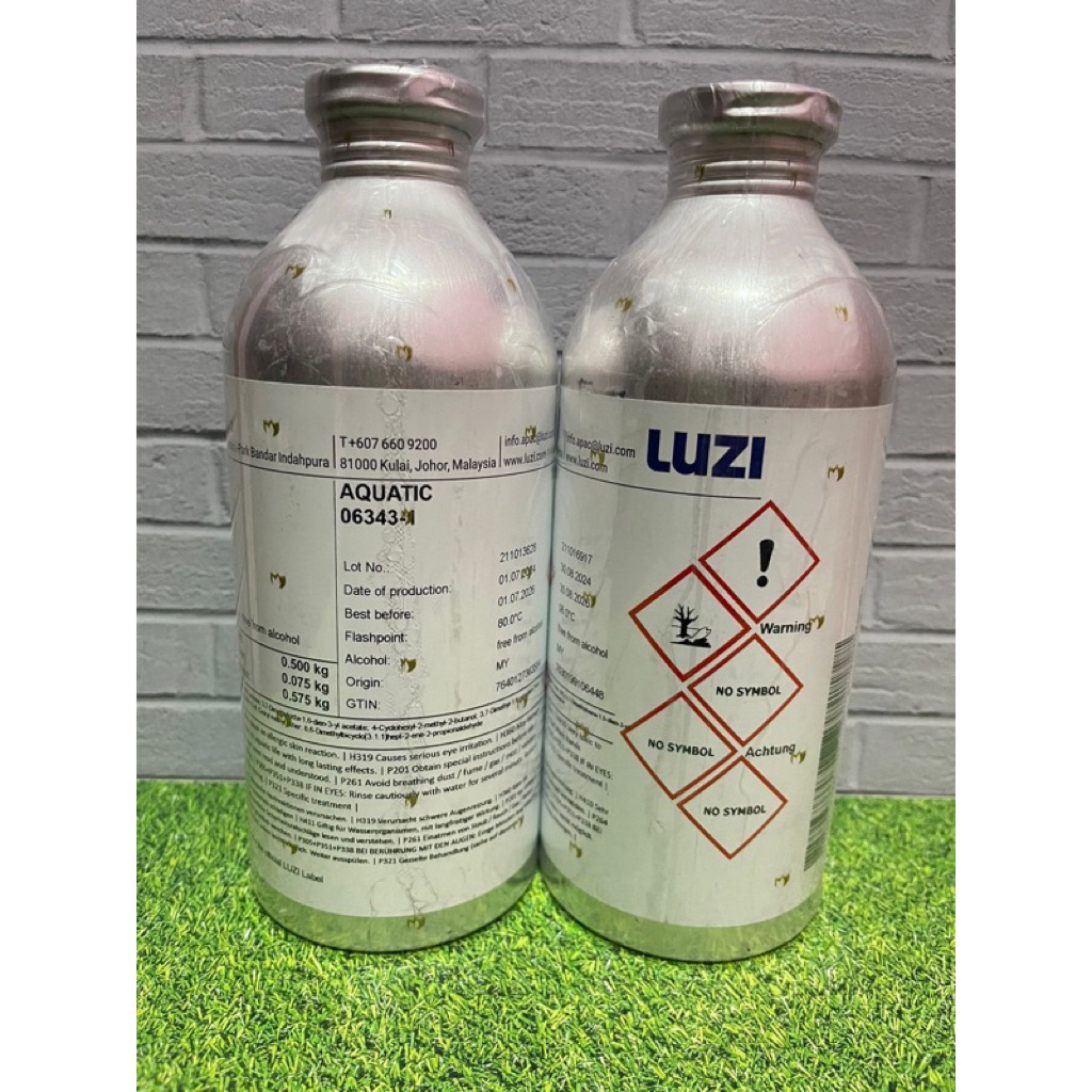 Parfum Aquatic inspired Bvlgari Aqva by luzi 500ml segel