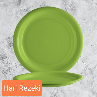 [1 LUSIN] PIRING MAKAN ULIR MELAMIN