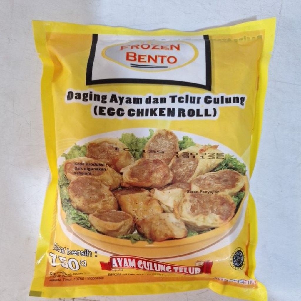 

FROZEN BENTO EEG CHICKEN ROLL 750GR