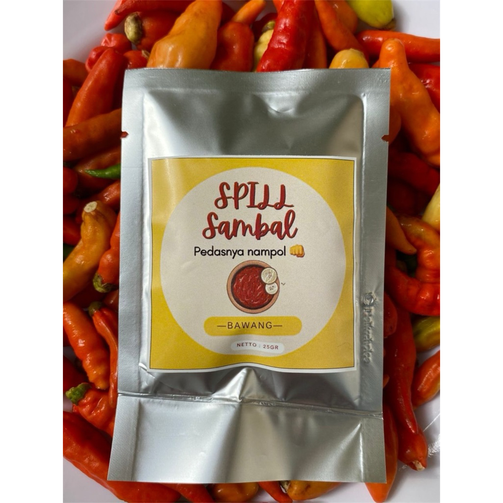 

SAMBAL BAWANG SACHET 25GR BEST SELLER / SAMBAL HOMEMADE / SPILL SAMBAL / SAMBAL KELUARGA TANPA PENGAWET