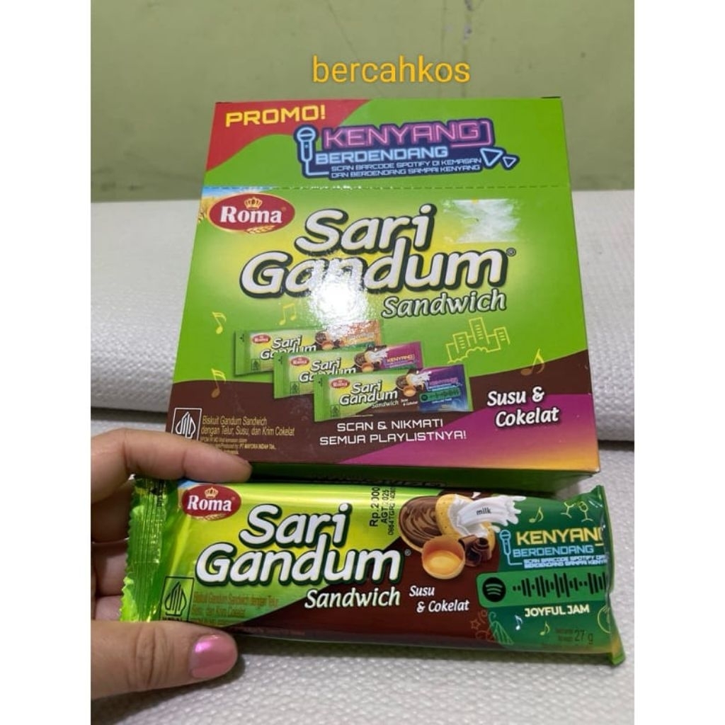 

sari gandum sandwich isi 12pcs
