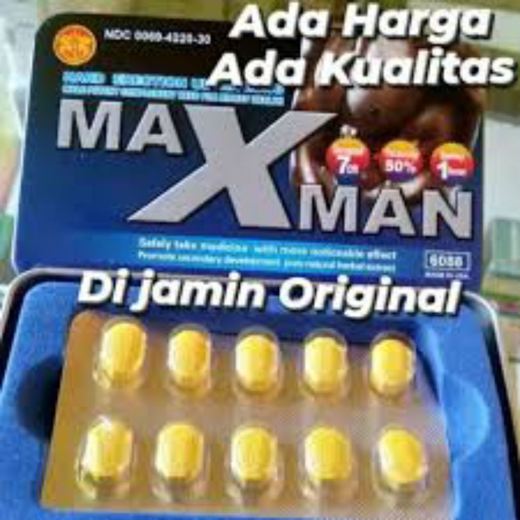 MAXMAN ORIGINAL IMPORT OBAT KUAT PRIA BERKUALITAS TINGGI