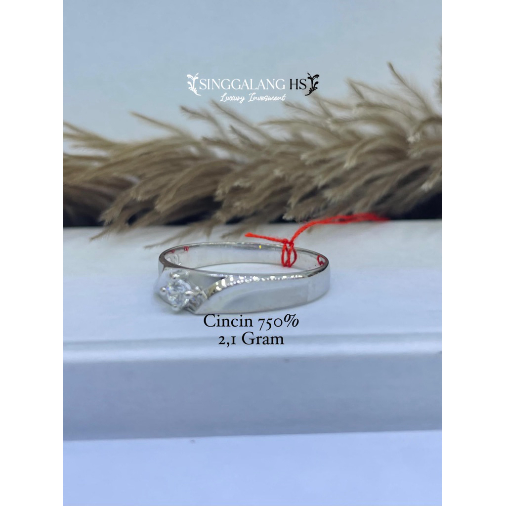 cincin model weding ring emas kadar 750% / 17,18,22k