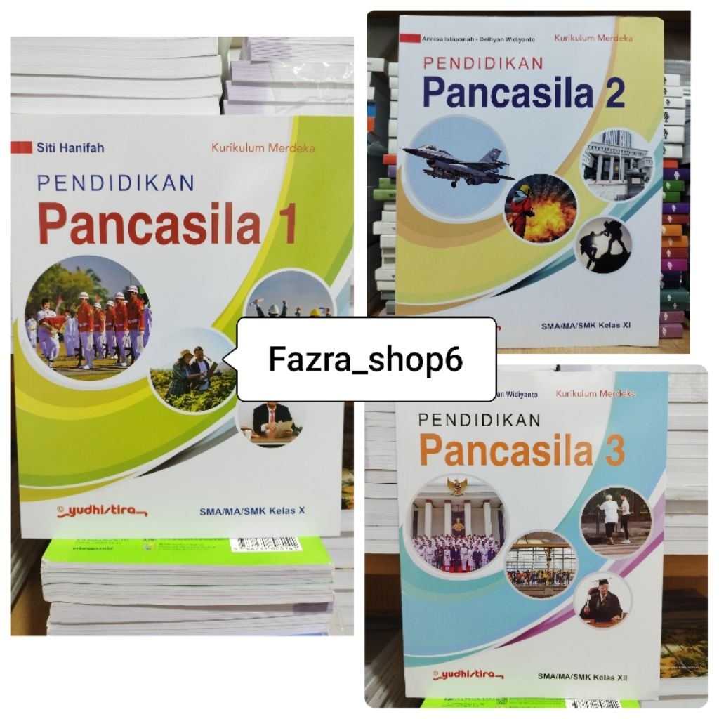NEW & ORI Buku Pendidikan Pancasila PPKN REVISI SMA MA Kelas 1 10 X, 2 11 XI, 3 12 XII Kurikulum Mer