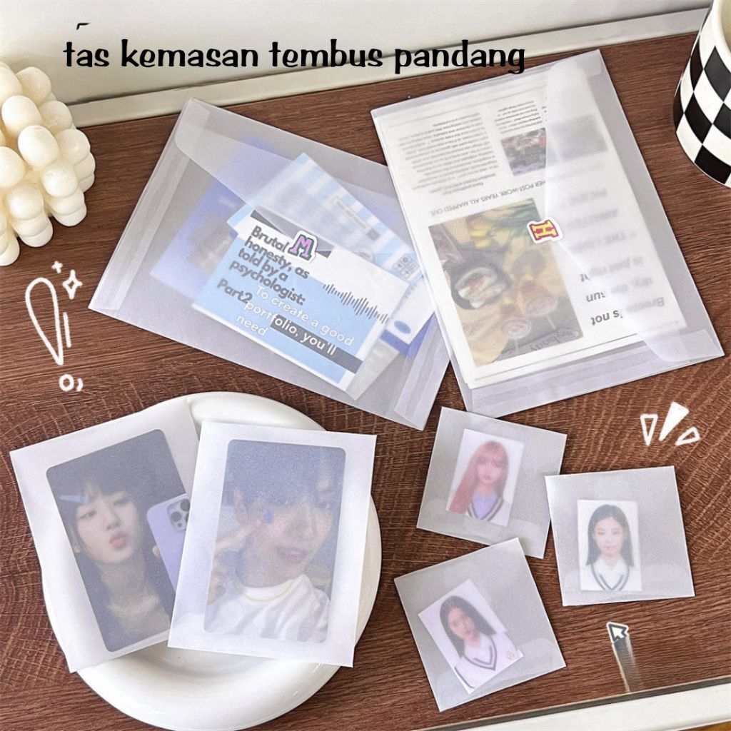 

Amplop Kartu Vintage PVC Tebal Transparan – Sentuhan Elegan & Unik untuk Momen Istimewa