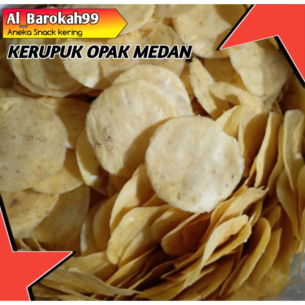 

KERUPUK MENTAH 1 KG KERUPUK OPAK MEDAN VIRAL SNACK KERUPUK ALBAROKAH