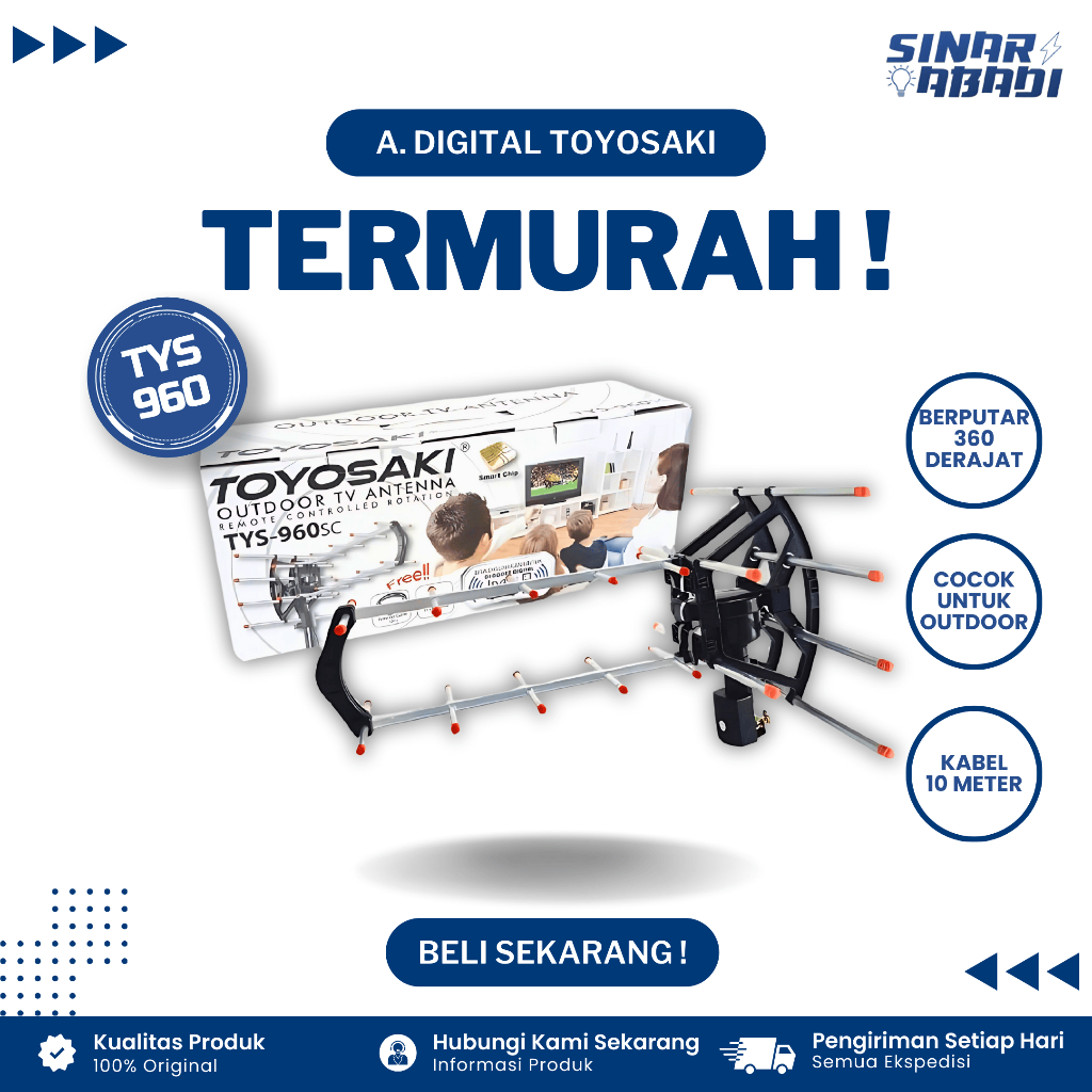 Toyosaki Antena Remot Digital Outdoor TYS-960 SC