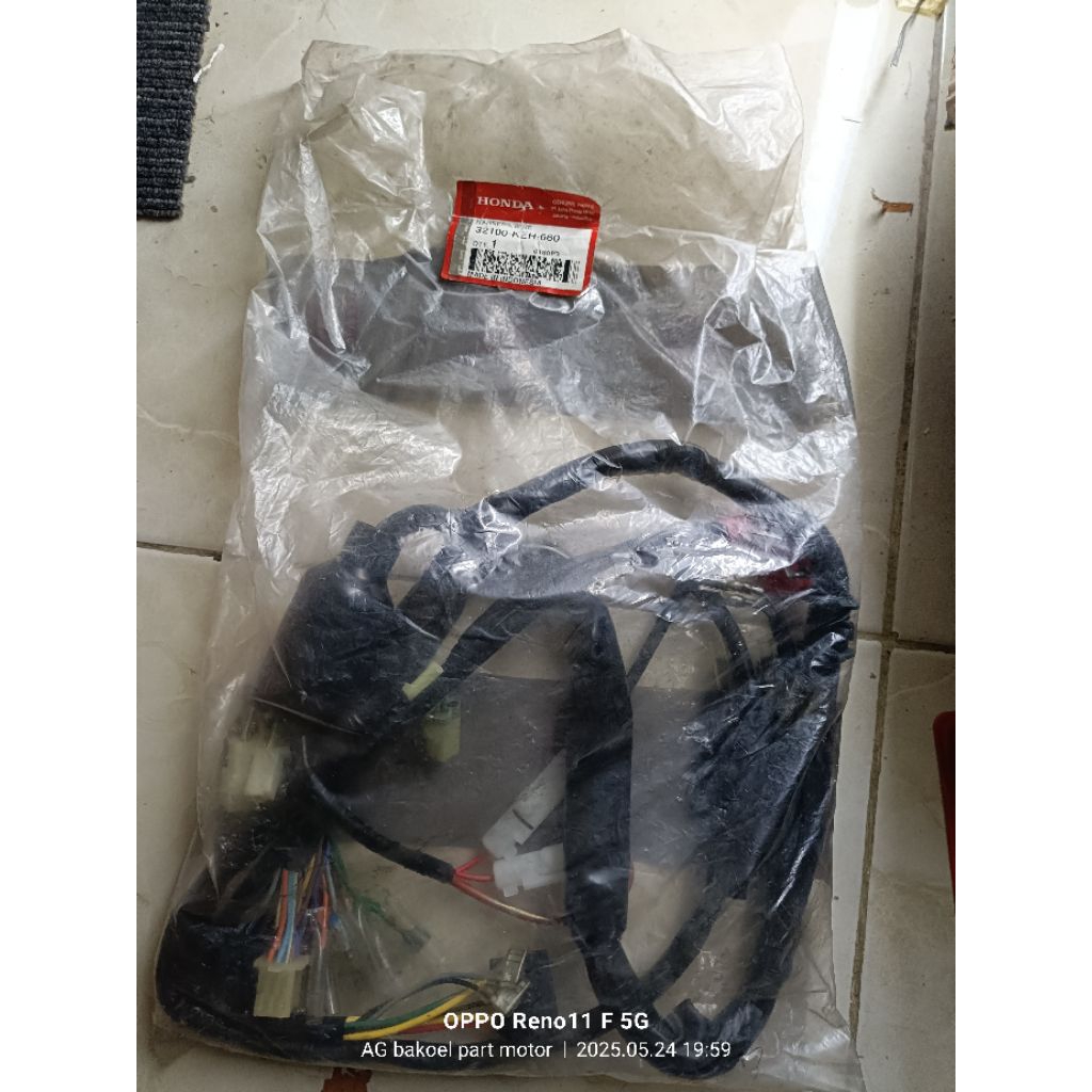 kabel bodi body Honda Megapro Primus advance original AHM 32100 KEH 600