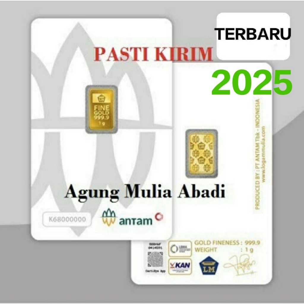LOGAM MULIA EMAS ANTAM 1 GRAM