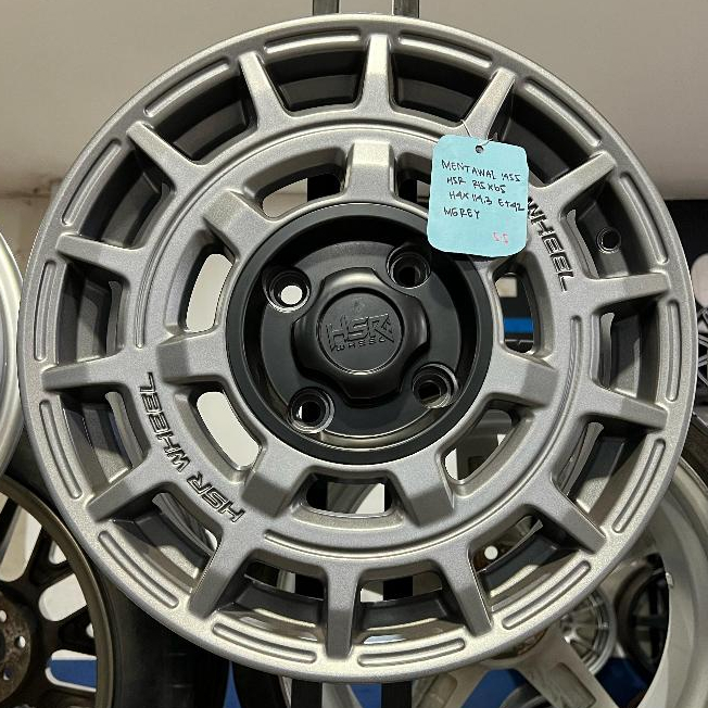 VELG RACING MODEL RALLY LOOK HSR RING 15 UNTUK AVANZA XENIA EVALIA LIVINA VELG HSR R15 FREE ONGKIR