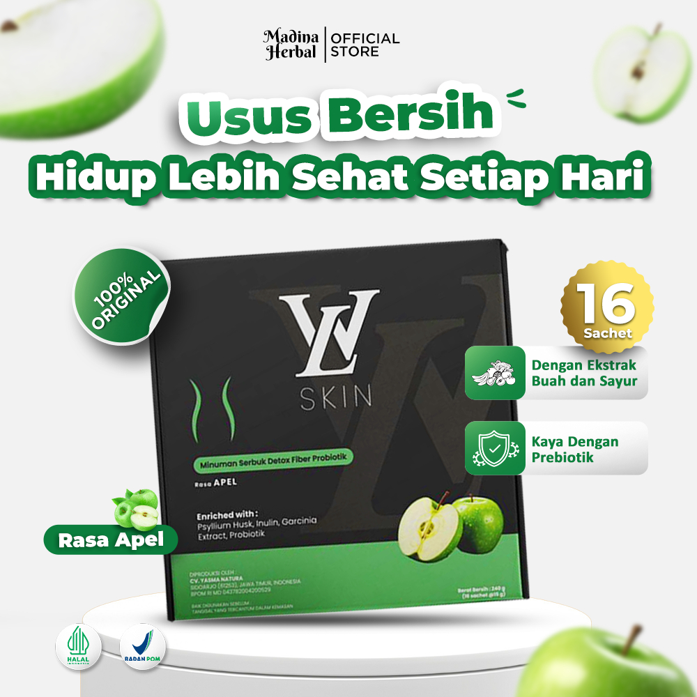 WL - Diet & Detox Pelangsing Badan Fiber Drink Minuman Diet Pembakar Lemak Perut Penurun BB Detox
