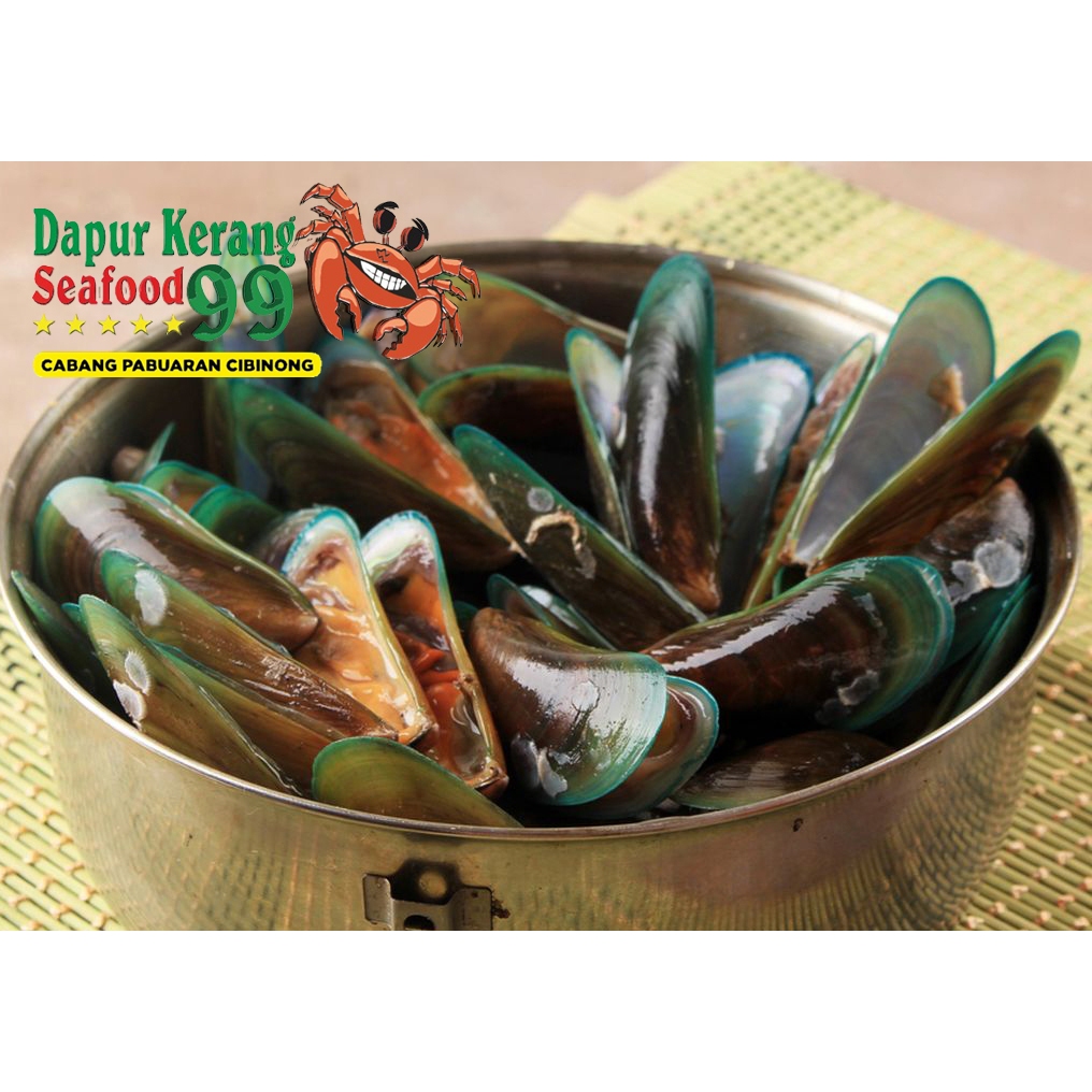 

Kerang Hijau 1000gr 1kg Sudah di rebus Frozen