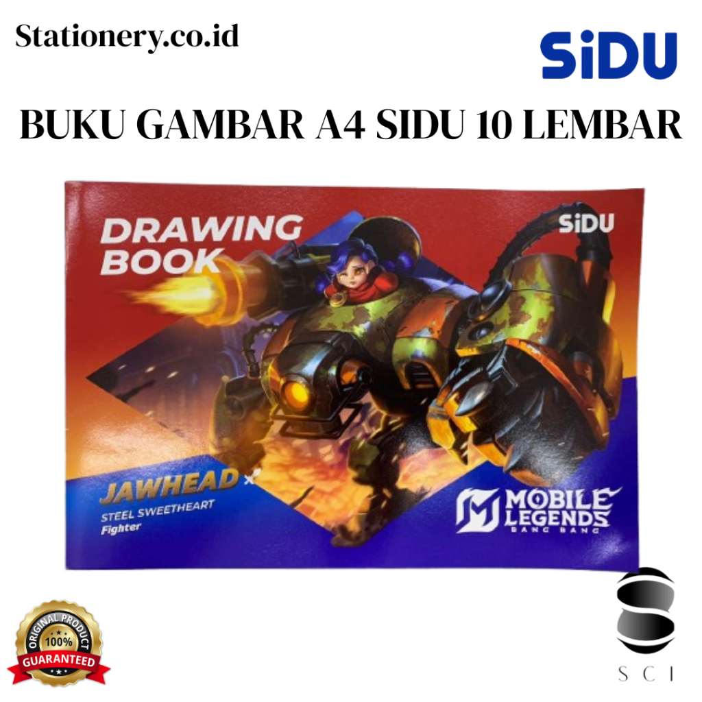 

Buku Gambar Sidu A4 10 Lembar / SiDU Drawing Book