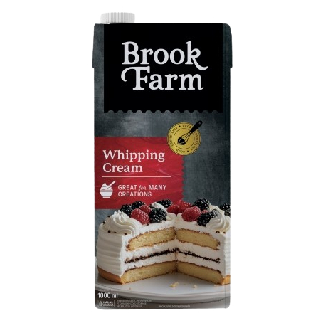 

[Whispers] Diamond Brookfarm Whipping Cream 1000ml Brookfarm Whipping Cream 1L