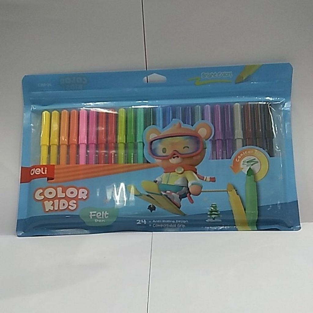 

DELI FELT PEN C161-24 , 24 WARNA