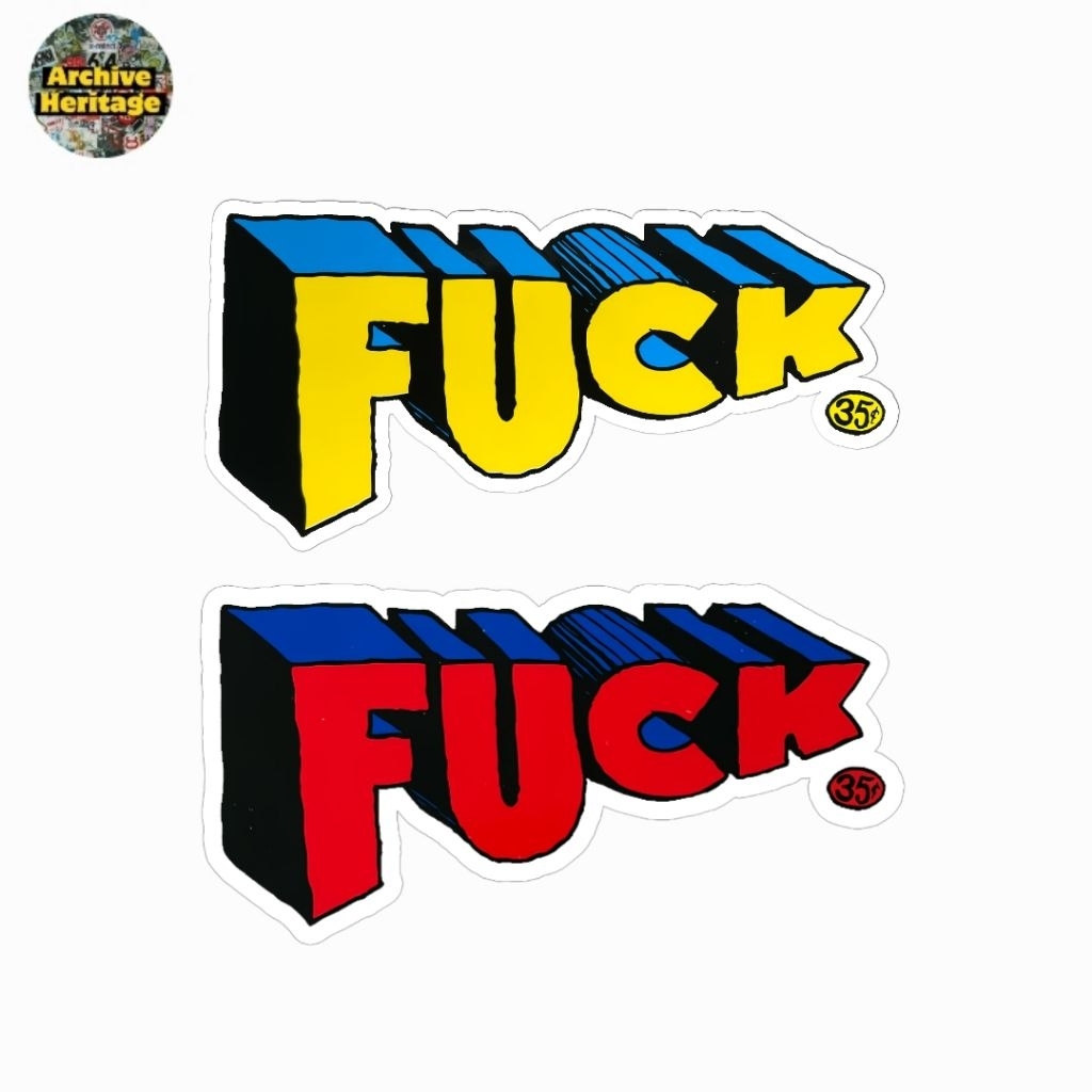 

sticker Supreme Crumb f*ck streetwear stiker