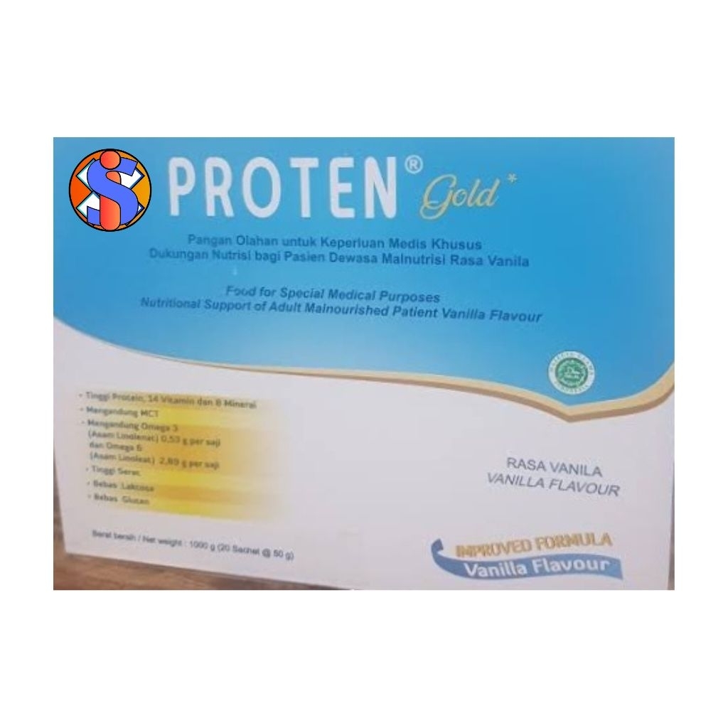 

Proten Gold Vanilla 1 BOX (20 Sachet)