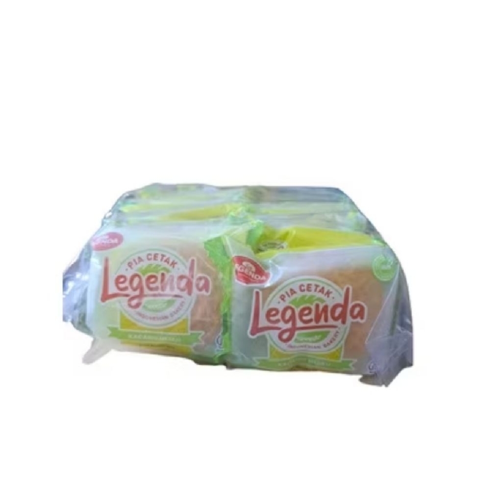 

ROTI LEGENDA PIA CETAK RASA COKELAT & KACANG HIJAU 20G
