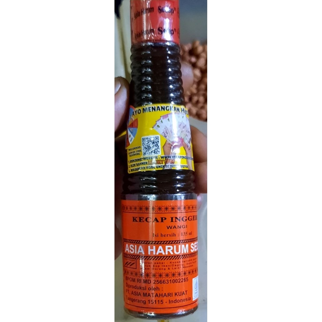 

kecap inggris 135ml original 100% asia harum sedap