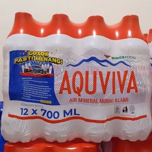 

GRATIS KAOS - 2 SLOP AQUVIVA 700 ml ( @12 botol ) khusus INSTAN