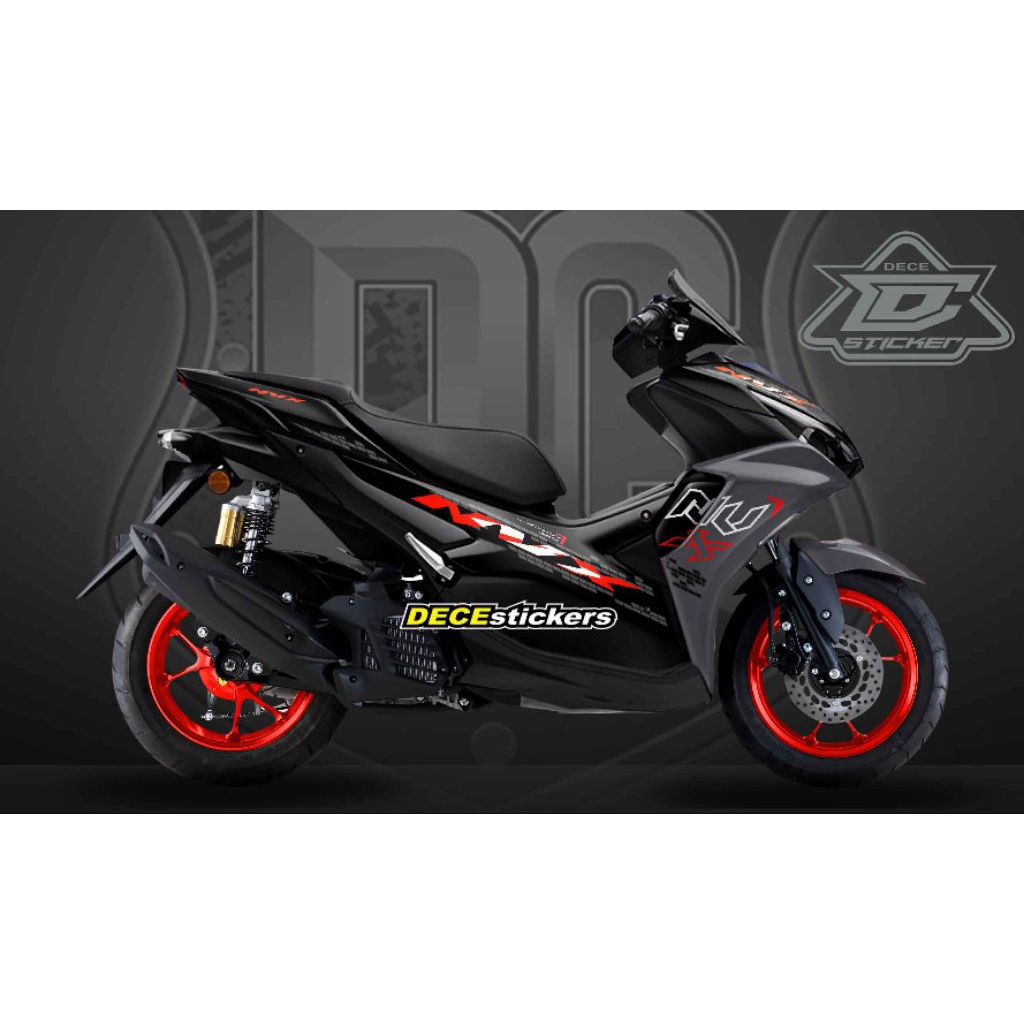 striping transparan new aerox 155 decal full body new aerox 155 striping nvx