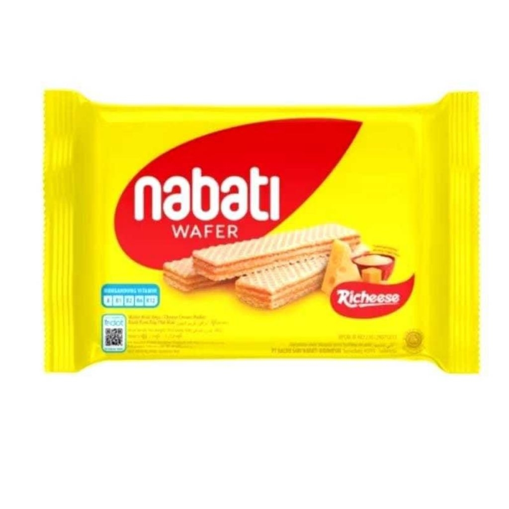 

wafer nabati keju kuning isi 5pcs