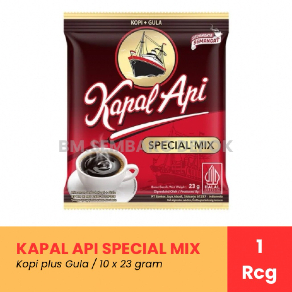 

Kapal Api Spesial Mix 1 Renceng / Kopi Kapal Api Special Mix 1 Renteng / Kapal Api Depok