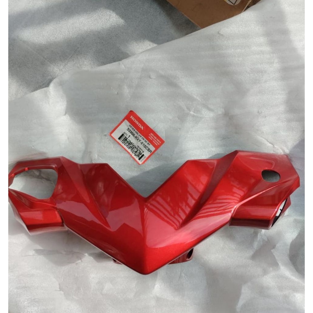 batok totok depan honda beat karbu warna merah original baru AHM