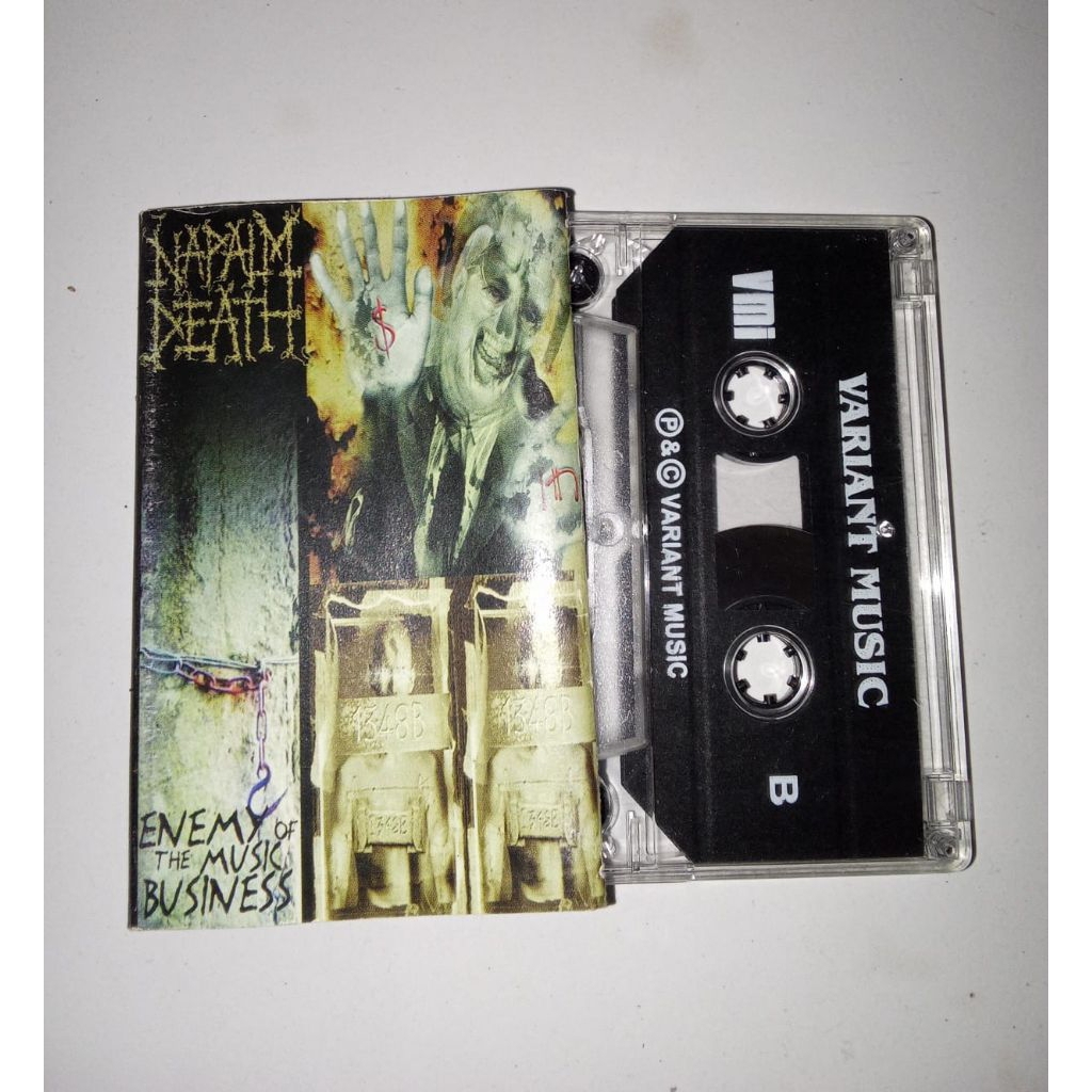 kaset pita napalm death - enemy of the music business