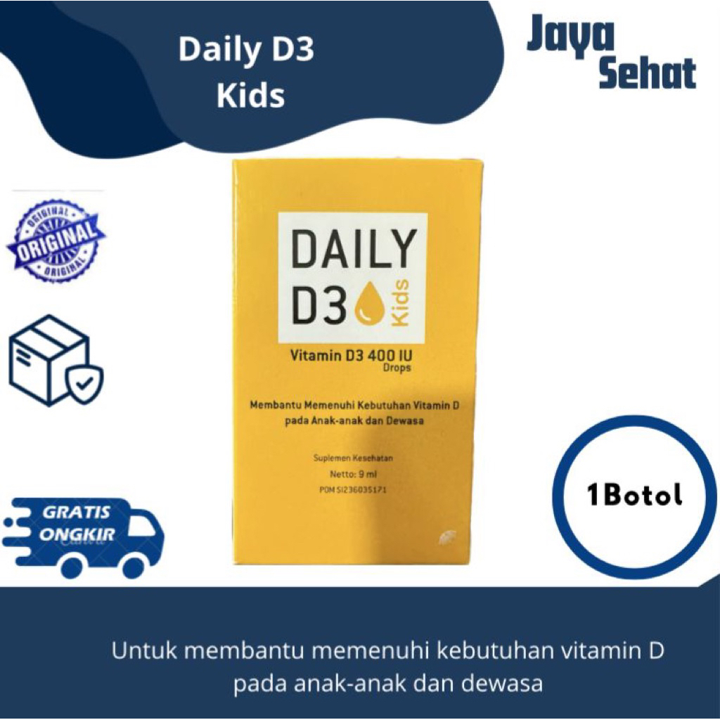 Daily D3 Kids Drop - D3 400 IU - Interbat - ViPlus