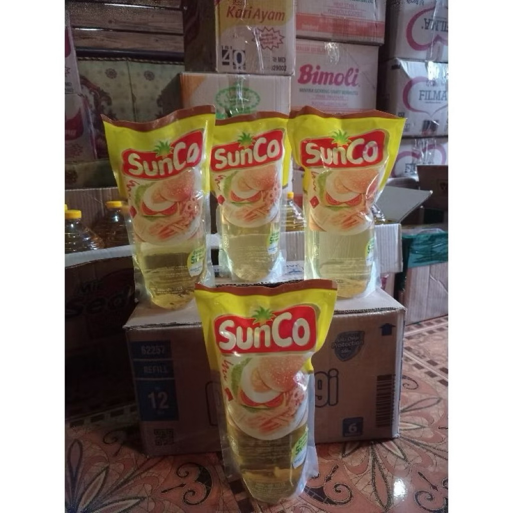

minyak goreng sunco 1liter isi 12pcs