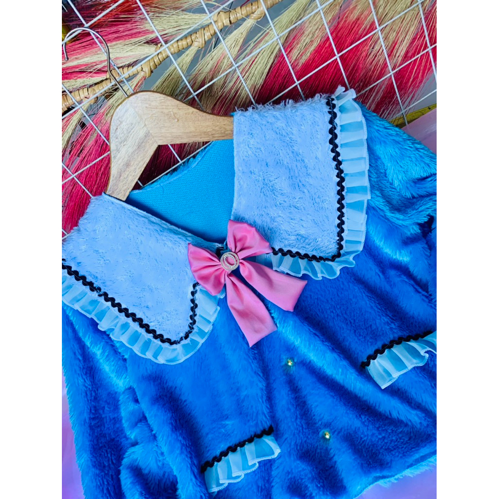 Atasan Wanita Bulu Korea style // Sweater Korean style