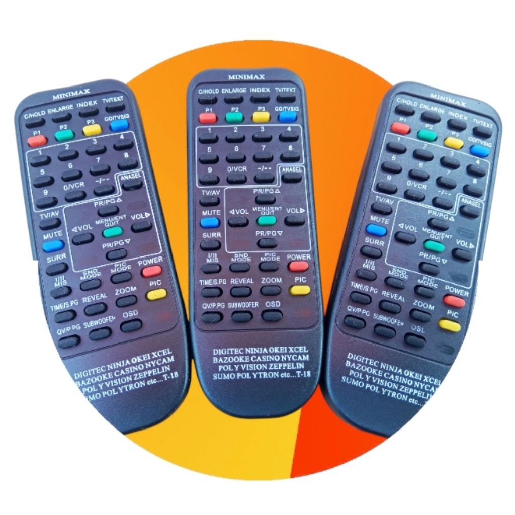 REMOT REMOTE TV POLYTRON/MINIMAX TABUNG