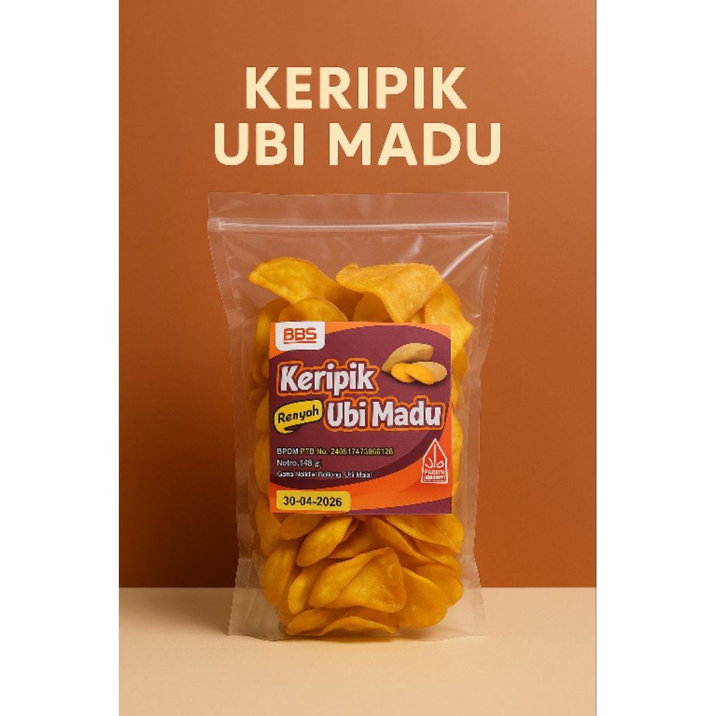 

Keripik Kerupuk ubi madu Snack makanan ringan oleh oleh khas Pekanbaru