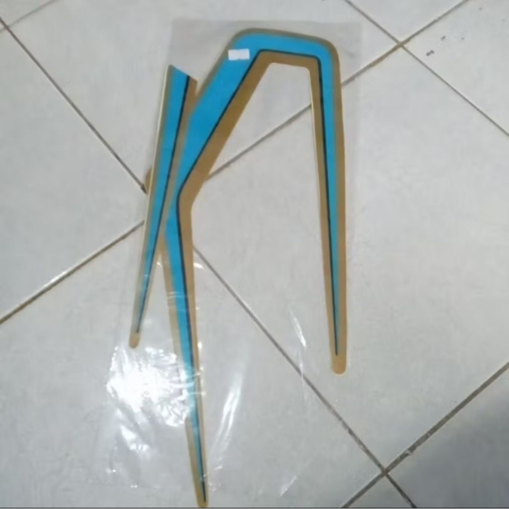 STRIPING STIKER POLET LIST BODY YAMAHA RX KING 1983 hijau full set